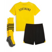 Echipament fotbal Borussia Dortmund Tricou Acasa 2023-24 pentru copii maneca scurta (+ Pantaloni scurti)